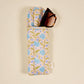 Puffy Sunglasses Case–Poppin' Petals Aqua