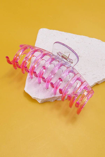 Clear Acetate Ombre Hair Claw Clip