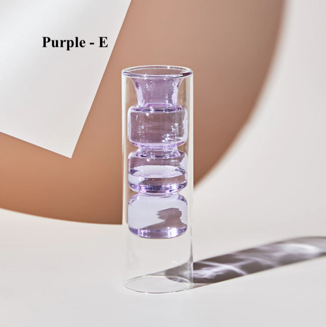 Nordic Double-Layer Hydroponic Glass Vase