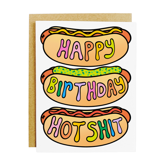 Hot Shit Birthday Card