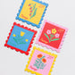 Stamps Coaster Set