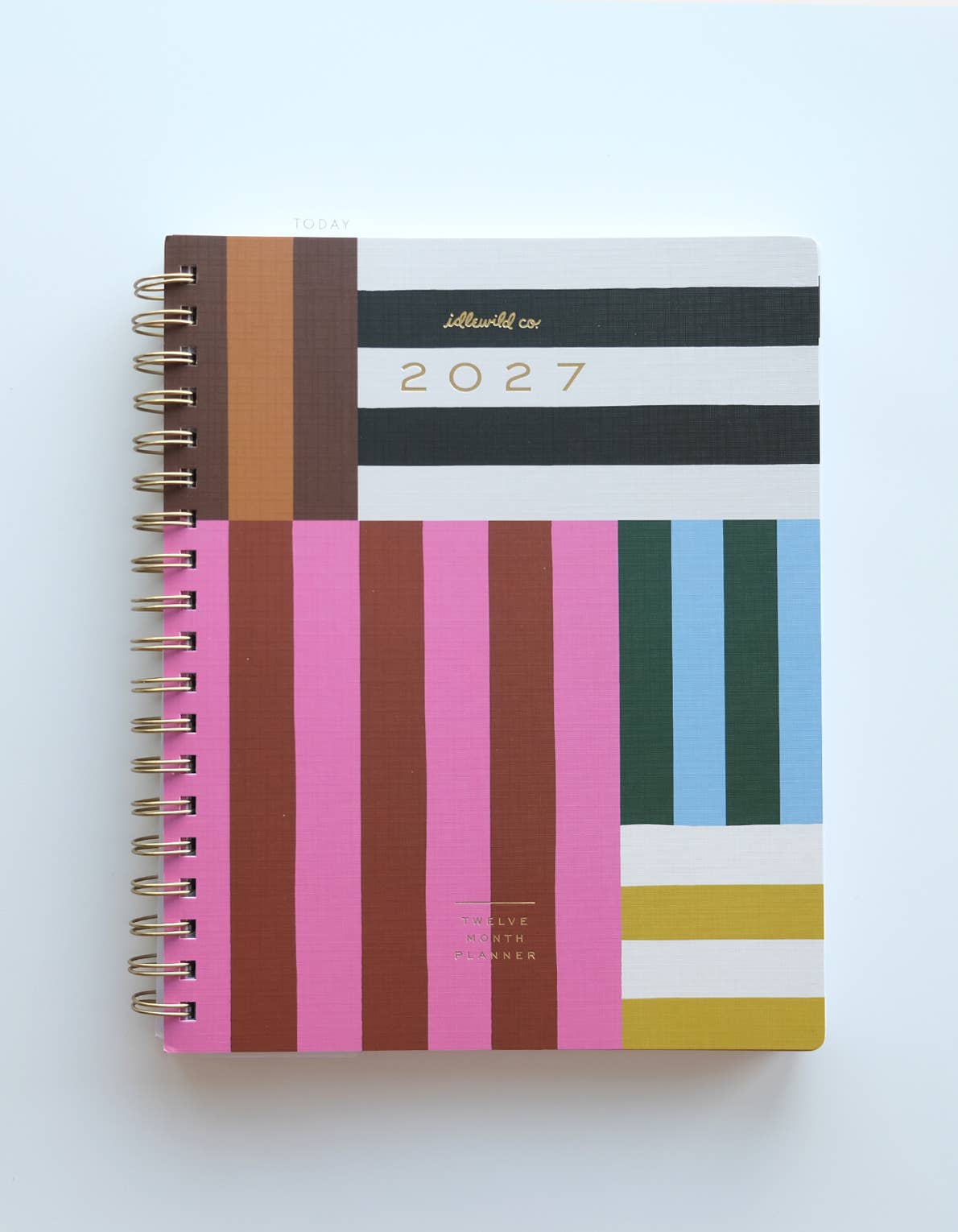 2027 Cabana Stripes Large Planner