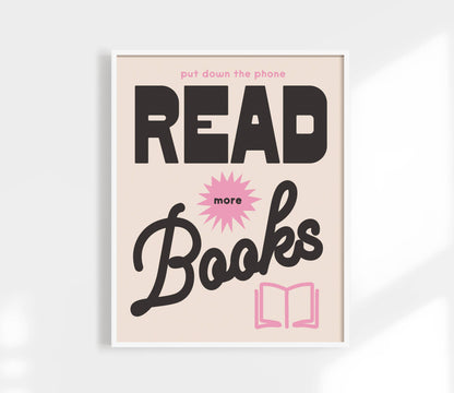 Read More Books Art Print