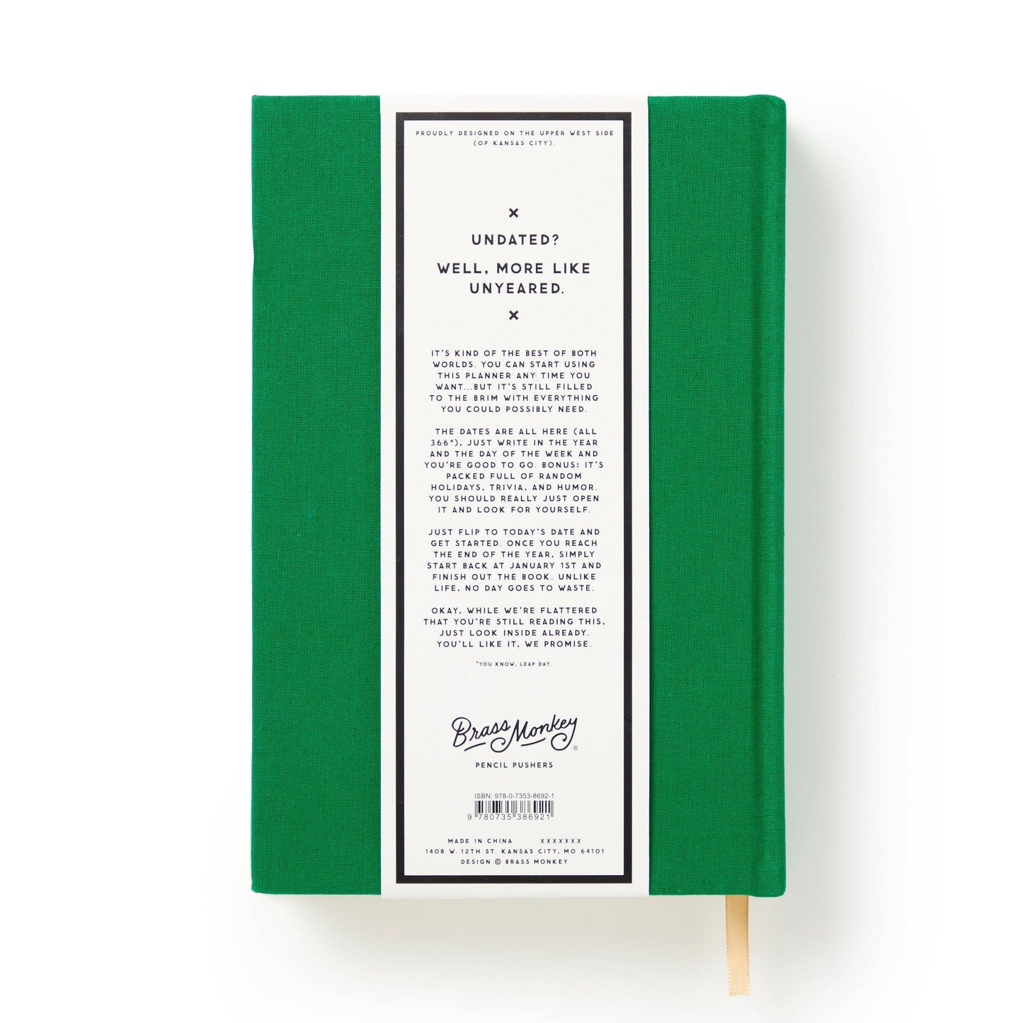 These are the Days of My Life Undated Planner