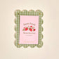 Mini Picture Frame Magnet - Gingham