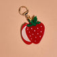 Strawberry Mirror Bag Charm