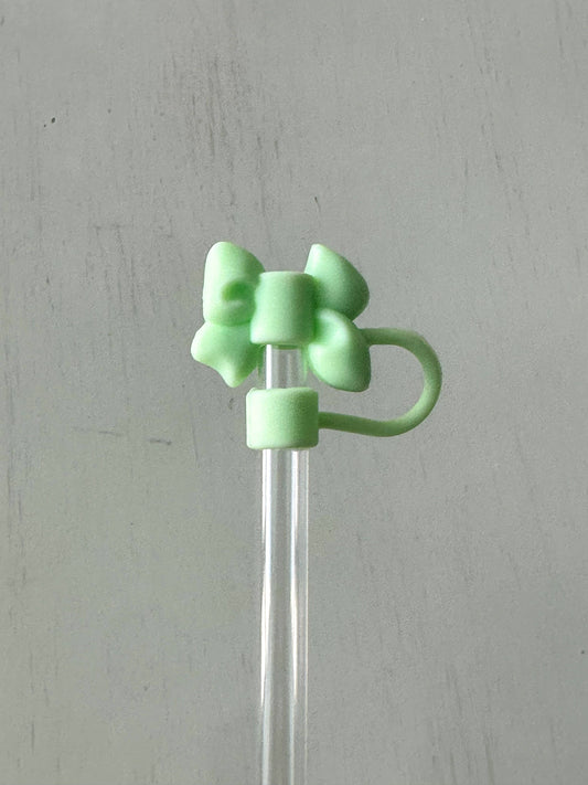 Green Bow Straw Cover