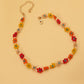Beaded Flower Choker
