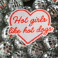 Hot Girls Like Hot Dogs Sticker