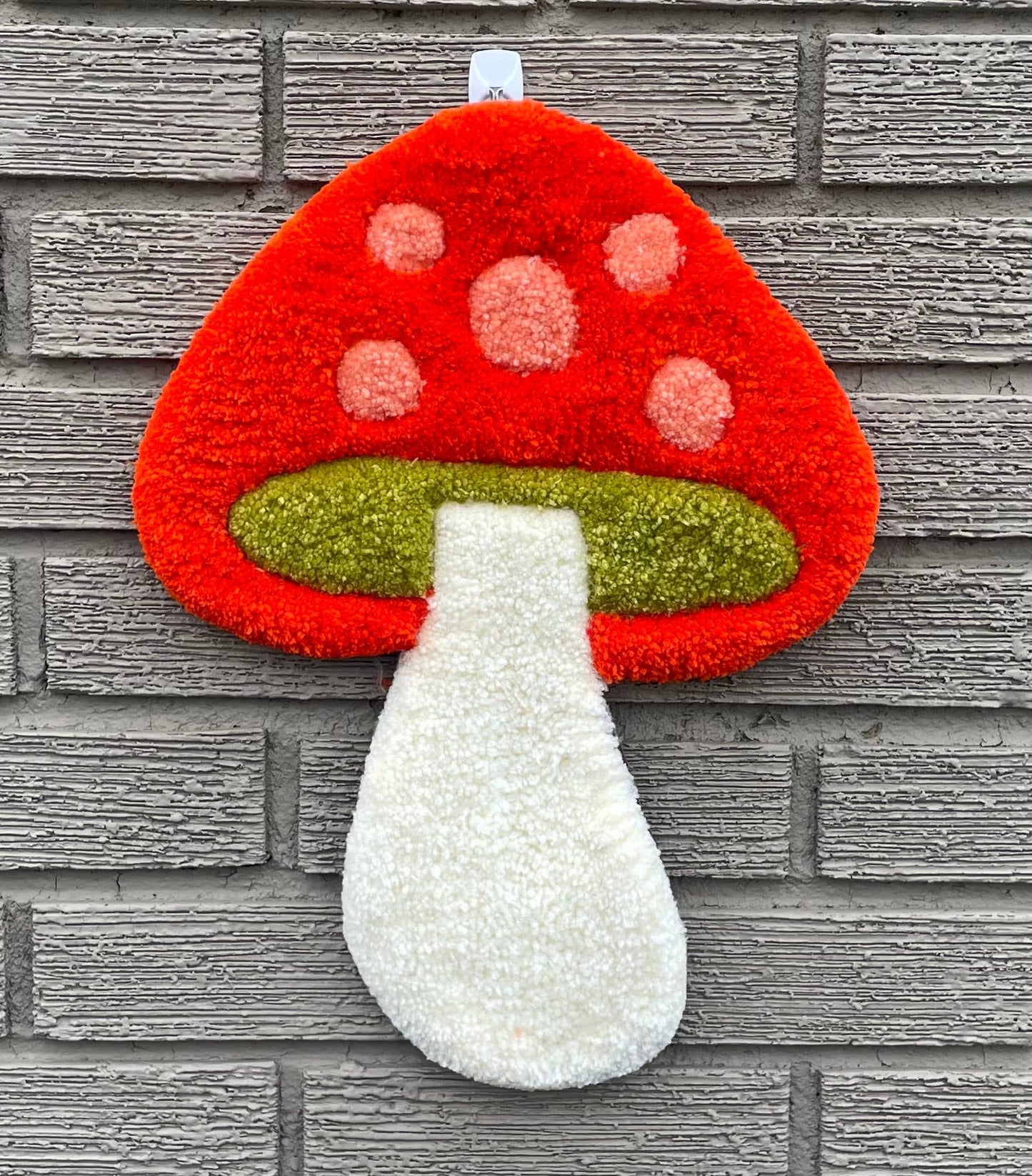 Mushroom Tufted Wall Hanging