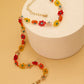 Beaded Flower Choker