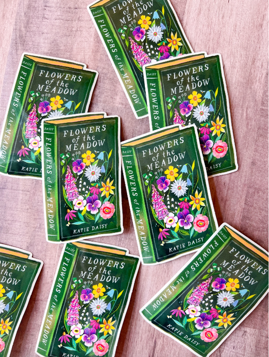 Flowers of The Meadow Book Sticker