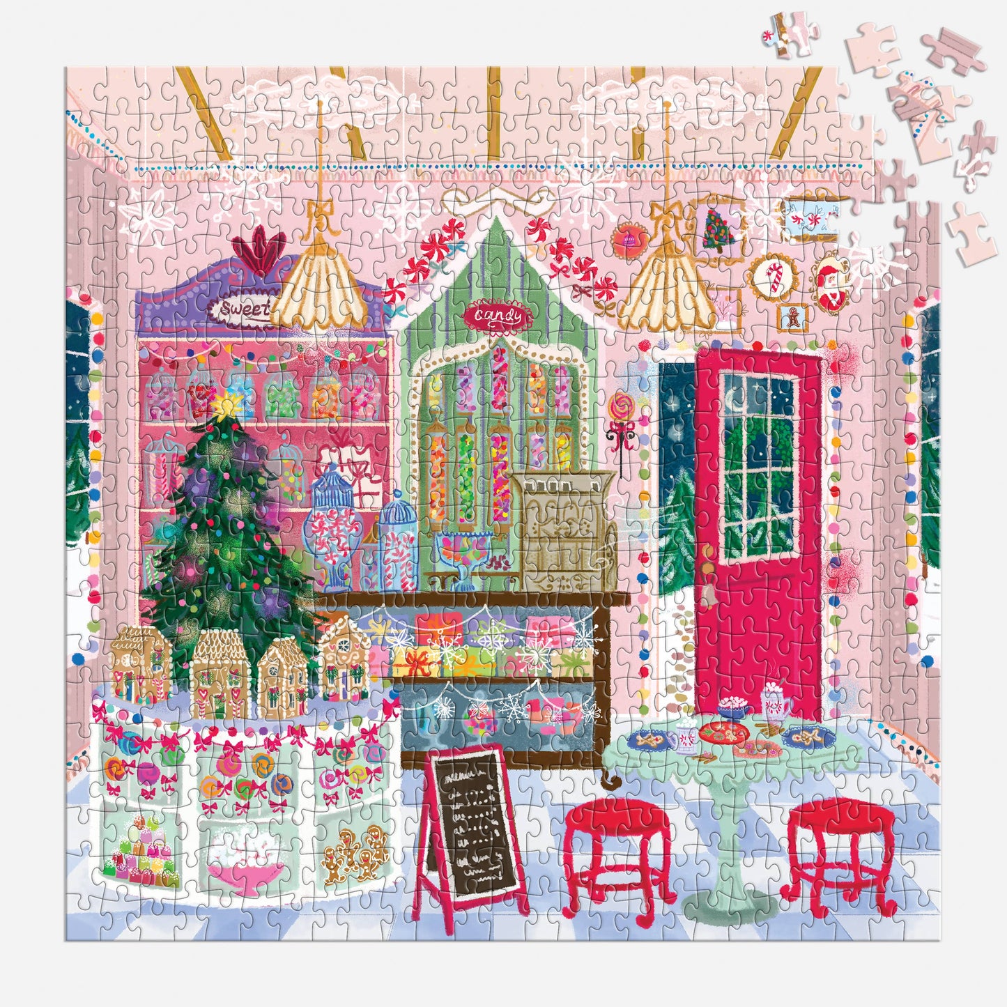 Joy Laforme Gingerbread Cottage 500 Piece Puzzle