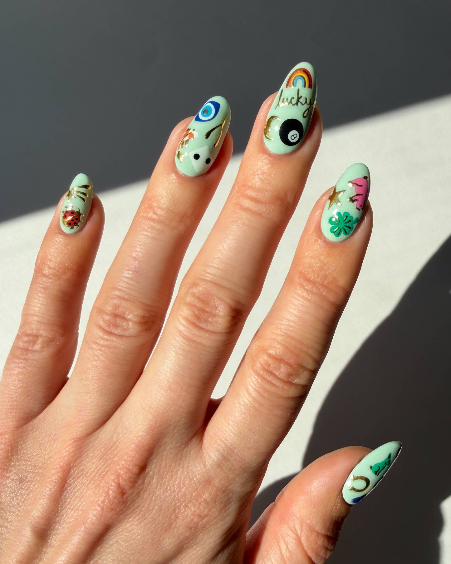 Nail Art Stickers - Good Fortune