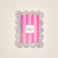 Mini Picture Frame Magnet – Silver Glitter