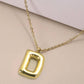 Initial Necklace - 18K Stainless Steel Tarnish Free