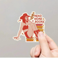 Read More Books Cowgirl Sticker