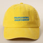 Professional Overthinker Embroidered Hat