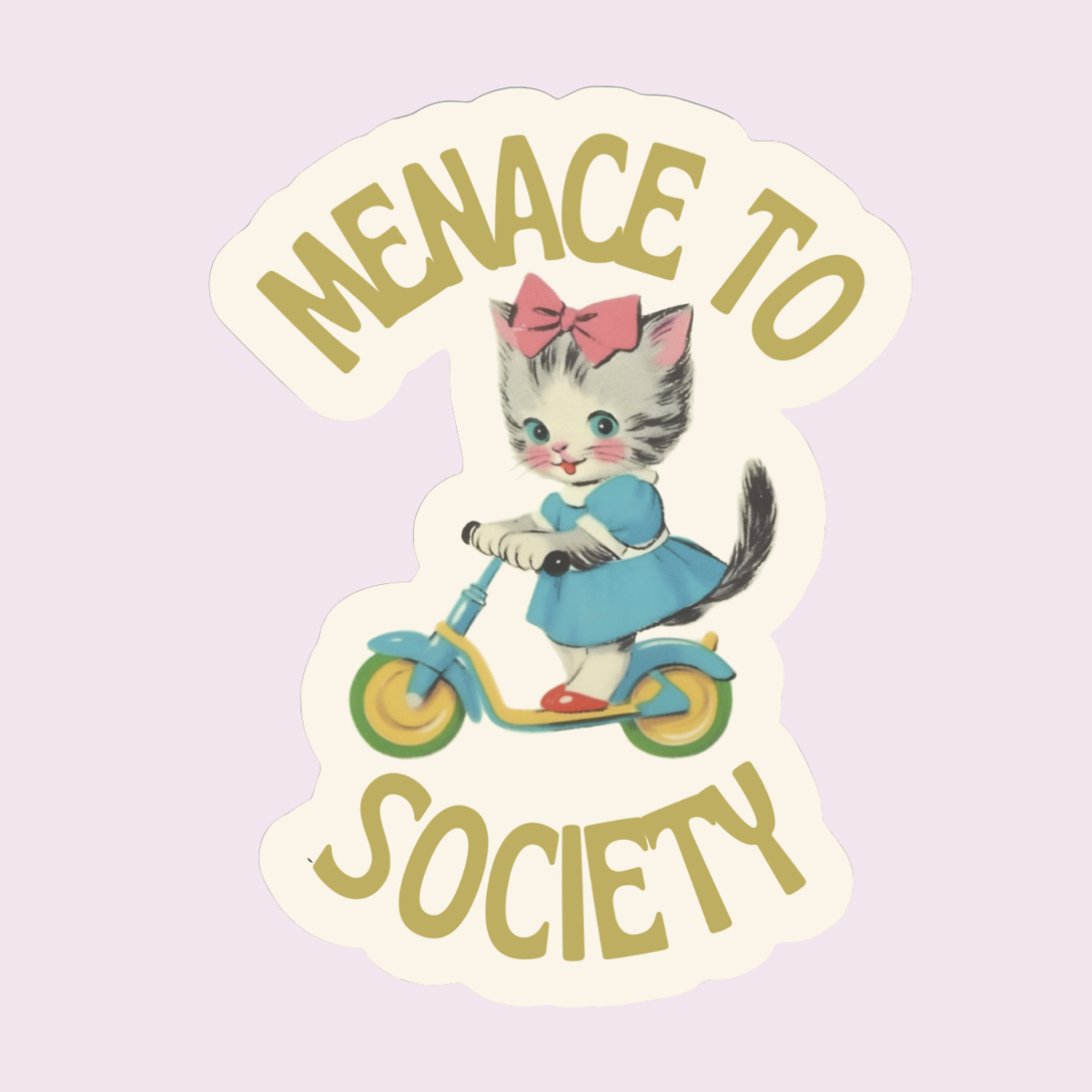 Menace to Society Sticker