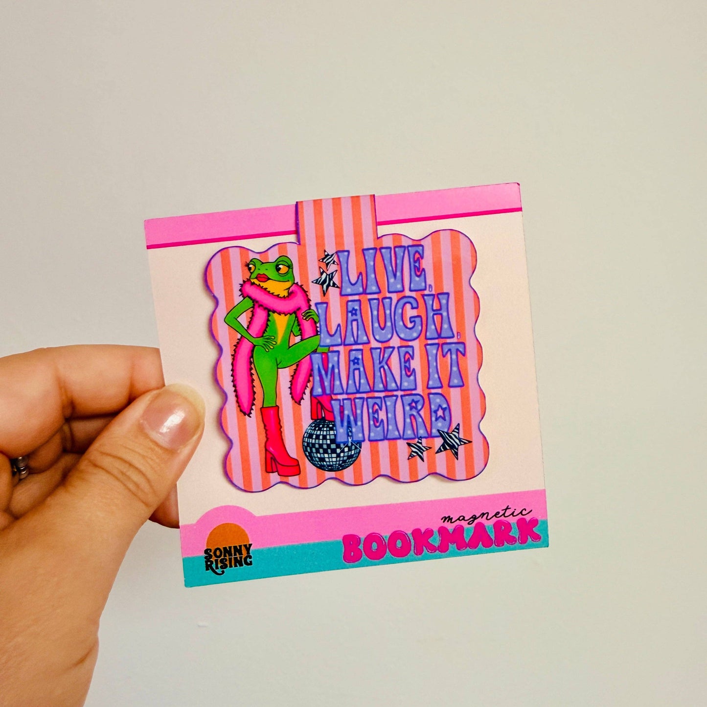 Live Laugh Make It Weird Magnetic Bookmark