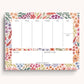 Countryside Blooms Weekly Planner Notepad