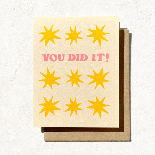 You did it! - Greeting Card