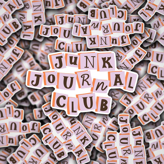 Junk Journal Club Sticker