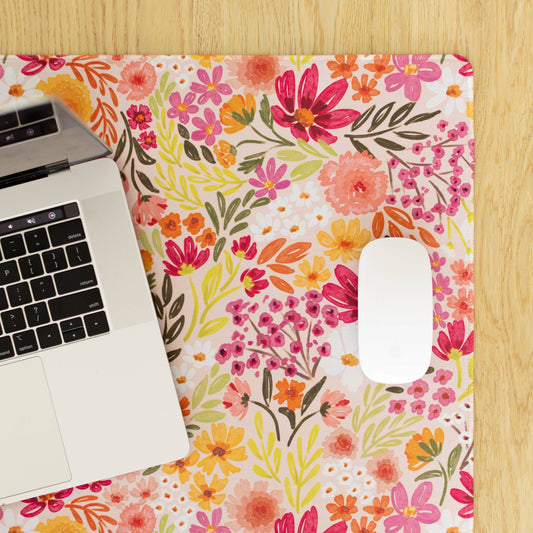 Primrose Petals Desk Pad