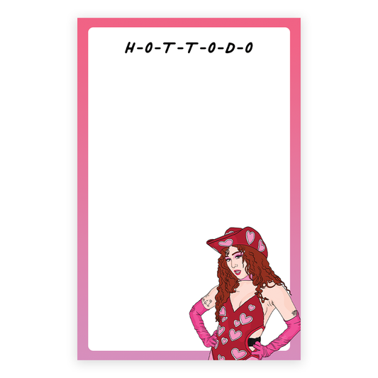 H-O-T-T-O-D-O Chappell Notepad