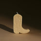 Cowboy Nashville Boot Shape Candle