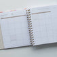 2026 Floral Checks Hardcover Planner