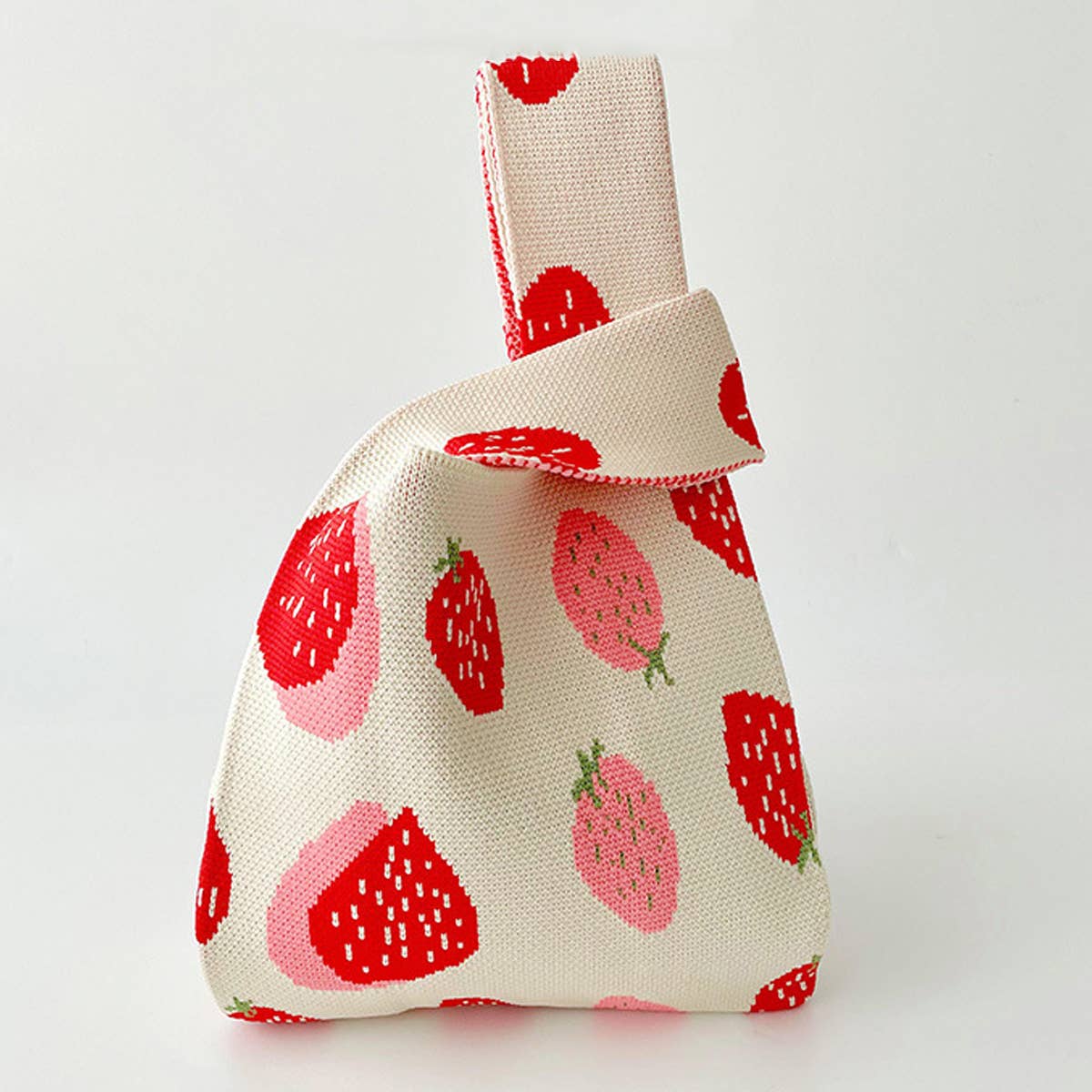 Strawberry Printed Mini Handbag