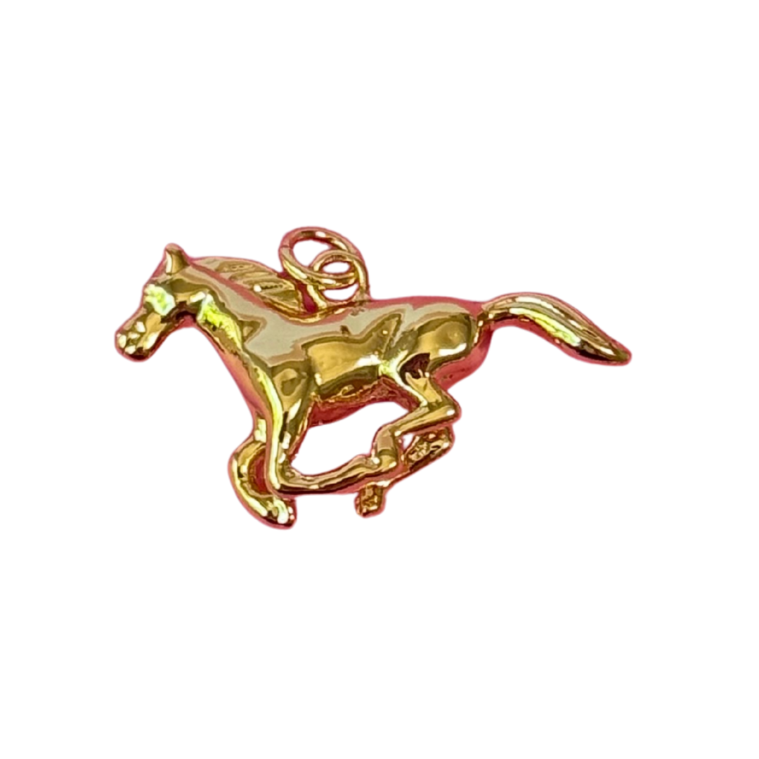 Horse Girl Charm (Gold + Silver)