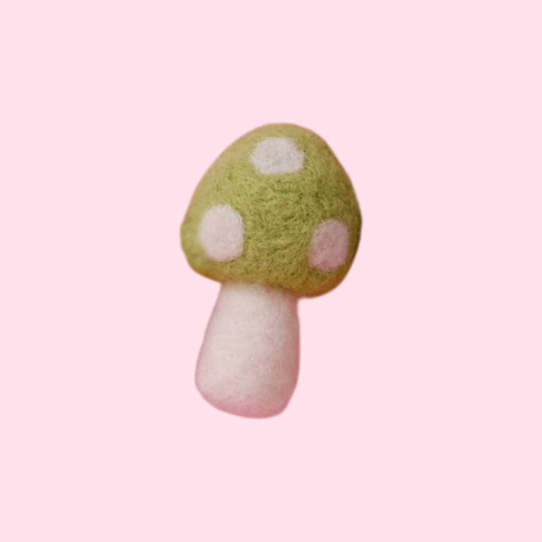 Felt Mushroom Car Vent Clip