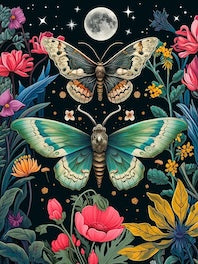 Mystic Moth Diamond Painting Art Kit