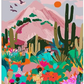 Rosy Mountain Landscape Paint By Number Art Kit