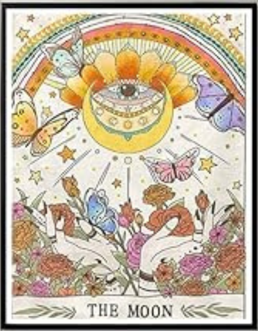 The Moon: Tarot Diamond Painting Art Kit