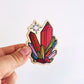 Rainbow Crystals Embroidered Iron-on Patch