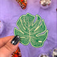 Monstera Leaf Iron-On Patch