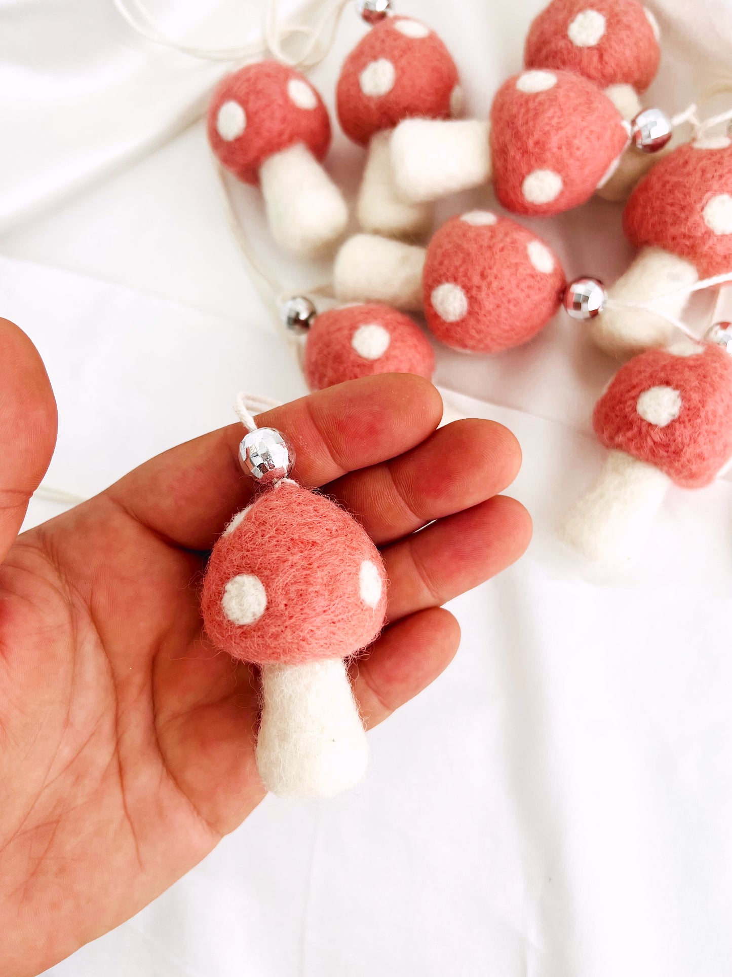 Felt Mushroom Ornaments